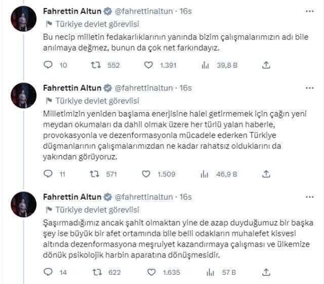 Kendisine 'Vitaminsiz Goebbels' diyen Kılıçdaroğlu'na Fahrettin Altun'dan sert yanıt: İlkokul çağı sokak mizahı