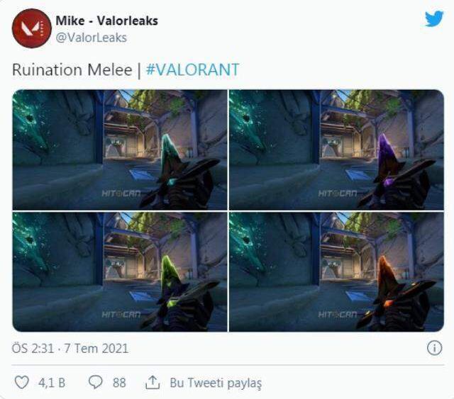 VALORANT yeni silah seti 'RUINATION' sızdırıldı!