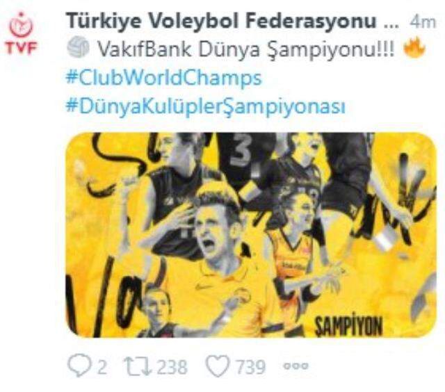 Son Dakika: Tarihi başarı! Finalde güçlü rakibi Imoco'yu 3-2 mağlup eden VakıfBank Voleybol Takımı, dünya şampiyonu oldu