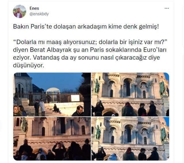 Dolar'ın tırmanışı sonrası Berat Albayrak'ın Paris görüntüleri gündem oldu