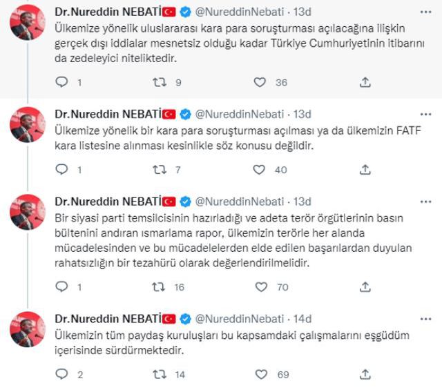 Bakan Nebati'den CHP'li Erdoğan Toprak'ın hazırladığı 'kara para' raporuna sert tepki