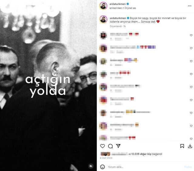 Ünlü isimler, Atatürk'ü vefatının 85. yıl dönümünde anıyor