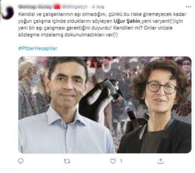 BioNTech'in kurucularından Uğur Şahin'in korona aşısı olmadığı iddiası