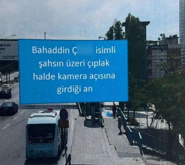 Üst geçitte soyunan kişi, genç kadının üzerine atladı! Savunması da olay kadar garip