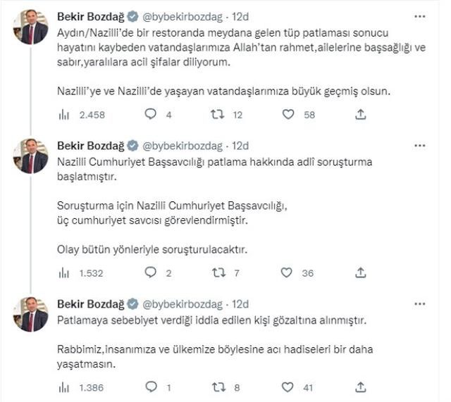 Son Dakika: Aydın'da bir restoranda meydana gelen patlamada 7 kişi hayatını kaybetti