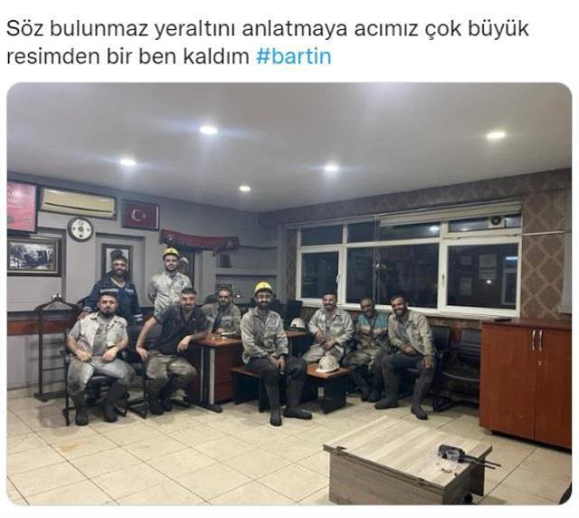 Madenci 8 arkadaşıyla çektirdikleri fotoğrafı paylaşıp, 'Geriye bir ben kaldım' yazdı
