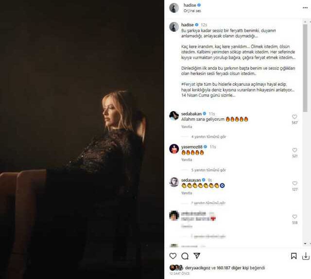 Hadise yeni şarkısı Feryat'ın hikayesini anlattı: Ölmek istedim, ölsün istedim
