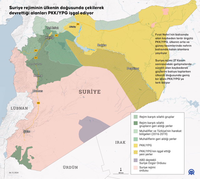 Muhalif gruplar ilerliyor, Suriye'de harita değişiyor
