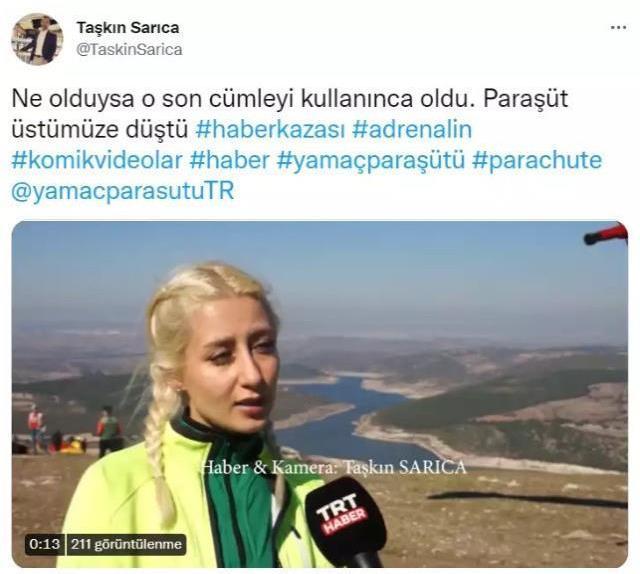 TRT canlı yayınında kadın sporcunun 'Kazasız belasız bitirdik' dediği anda olanlara kimse inanamadı