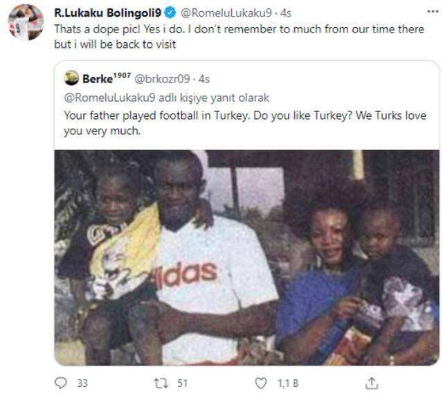 Aile fotoğrafı üstünden gelen soruya Lukaku'dan dikkat çeken cevap: Türkiye'ye geleceğim