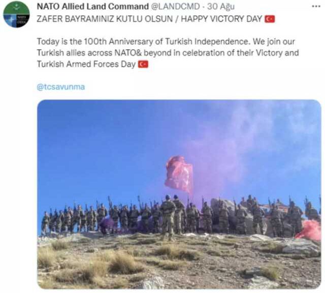 NATO'nun 30 Ağustos mesajı Atina'yı rahatsız etti: Böyle bir kutlama asla kabul edilemez