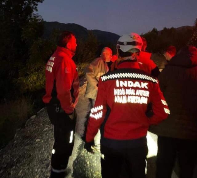 Bursa'da bir garip olay! Kayıp olduğu sanılan şahıs, kendisini arama çalışmasına katıldı