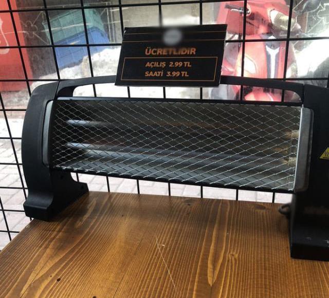 Kafeye giden vatandaşlar, yeni uygulamaya şaştı kaldı! Isıtıcı açmak için para istediler