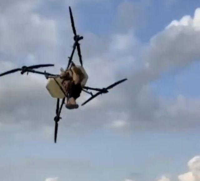 Hemşehrisine özenen çiftçi, dronla hüsran yaşadı