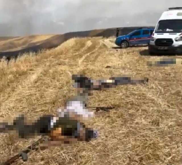 Diyarbakır'daki arazi kavgasında traktörlere isabet eden mermilerin görüntüsü dehşeti gözler önüne serdi