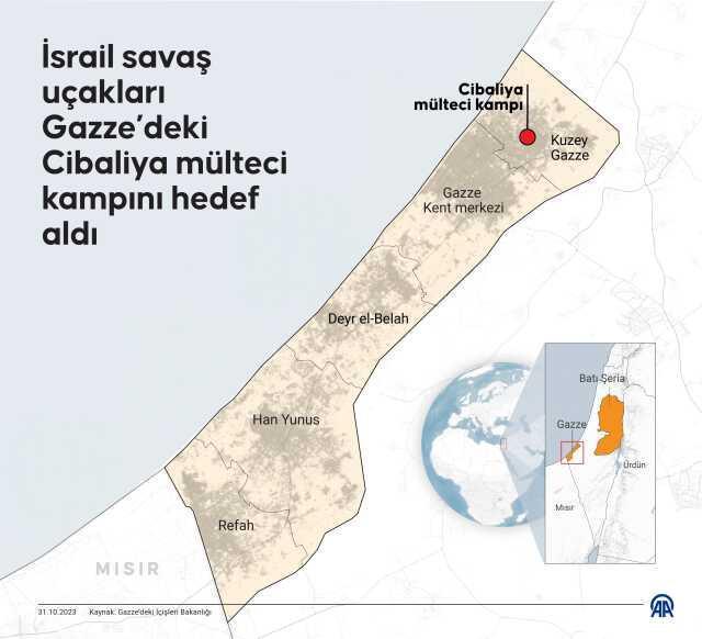 Son Dakika: İsrail, Gazze'deki Cibaliye Mülteci Kampı'na saldırdı! Çok sayıda ölü ve yaralı var