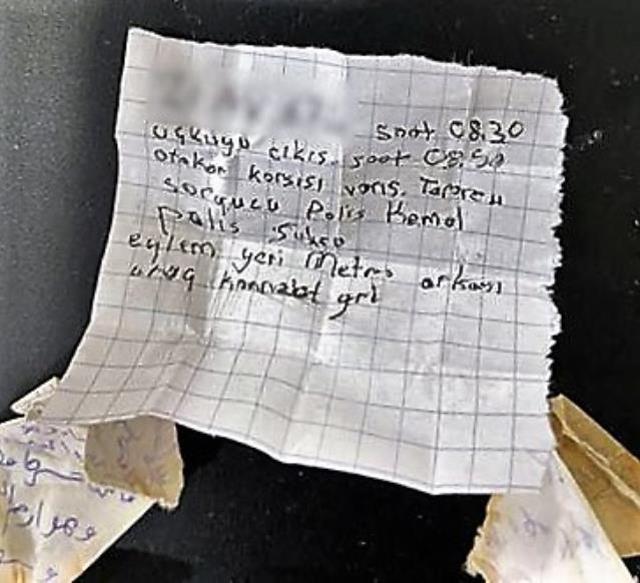 Teröristlerin korkunç planı, üst aramasında bulunan muskada ortaya çıktı