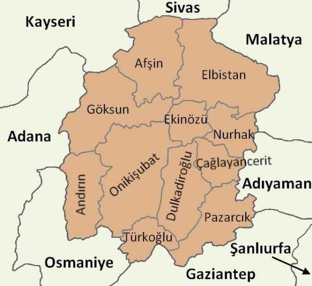 Andırın nerede? Andırın nüfusu, yüzölçümü ne kadar? Andırın hangi ile bağlı?