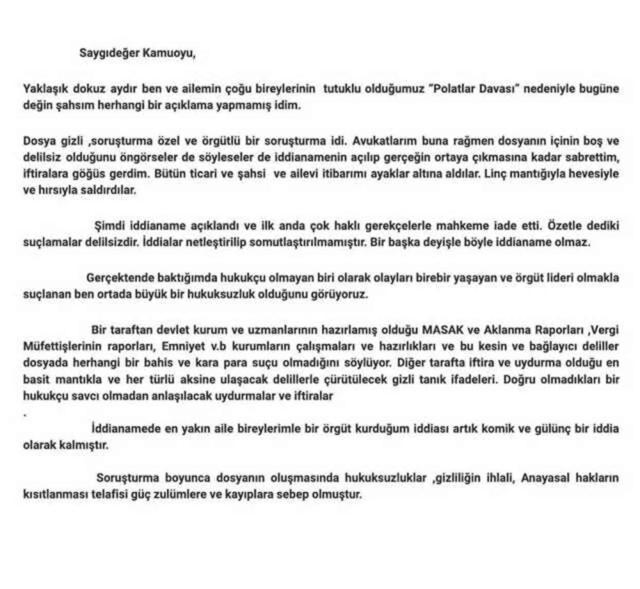 Engin Polat'dan cezaevinden aylar sonra ilk paylaşım: Eşim Dilan'ın hukuksuzluğa dayanacak gücü kalmadı