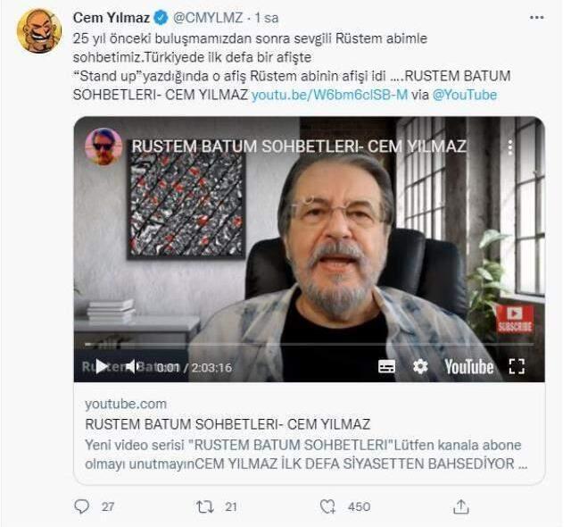 Cem Yılmaz ve Enver Aysever sosyal medyada birbirlerine girdi