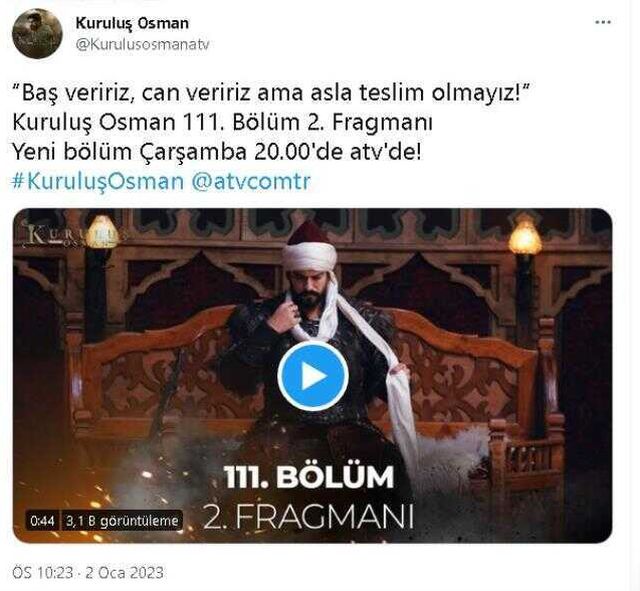 Bu hafta Kuruluş Osman var mı, yok mu? Bu hafta Kuruluş Osman yeni bölümü olacak mı? Kuruluş Osman bu hafta ara mı verecek?