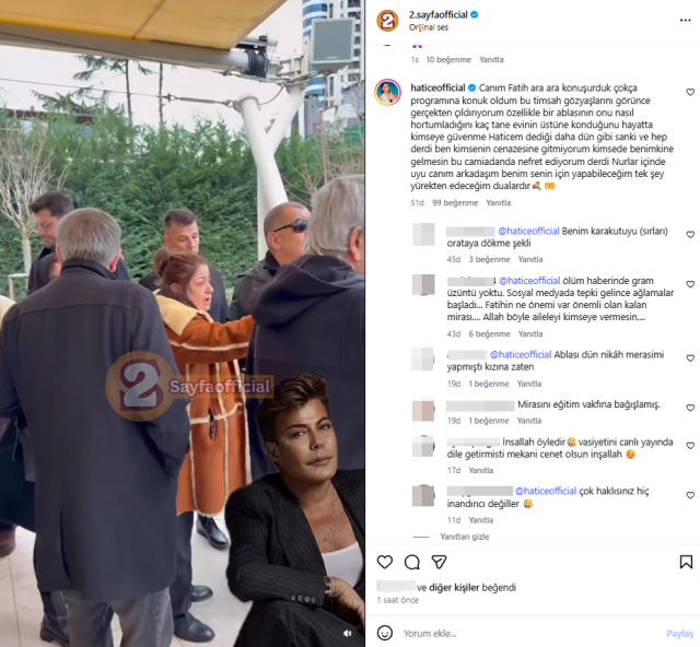 خواننده هاتیچه به خواهر فاتح اورک حمله کرد: با دیدن اشک تمساحها دیوانه میشوم