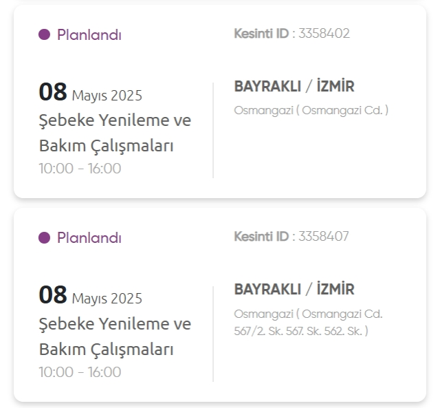 İzmir GEDİZ elektrik kesintisi! 8 Mayıs İzmir'de elektrik kesintisi ne zaman bitecek, elektrikler ne zaman gelecek?