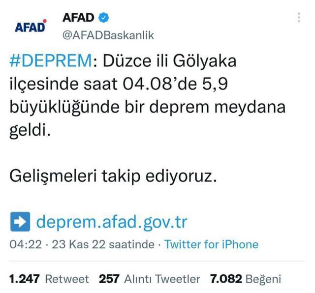 Düzce artçı depremler devam edecek mi? Düzce'de kaç büyüklüğünde deprem oldu?