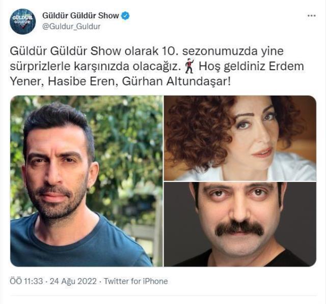 Güldür Güldür Show güncel oyuncu kadrosu 2022! Güldür Güldür Show'a yeni katılan ünlüler kimlerdir? Güldür Güldür tüm oyuncular listesi!