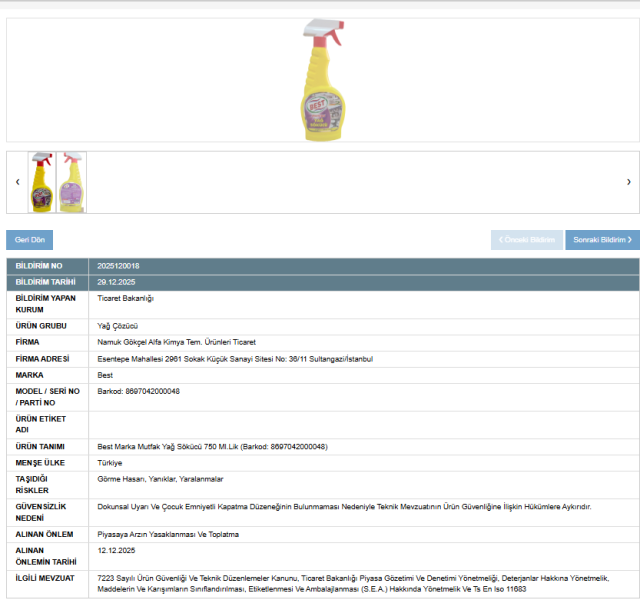 Ünlü markanın ürünü için şok karar! Yasaklandı, raflardan toplatılıyor