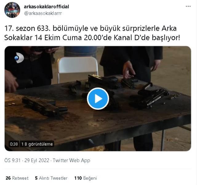 Arka Sokaklar yeni sezon ne zaman başlayacak 2022? Arka Sokaklar yeni sezon (17. Sezon) ne zaman, saat kaçta, hangi kanalda yayınlanacak?