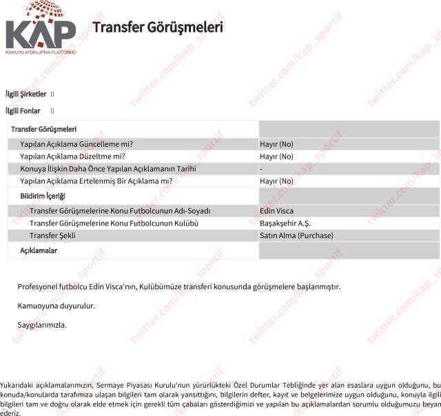 Son Dakika: Visca için KAP bildirimi yapan Trabzonspor'dan taraftarı heyecanlandıran paylaşım: Kanatlarımıza dikkat edin