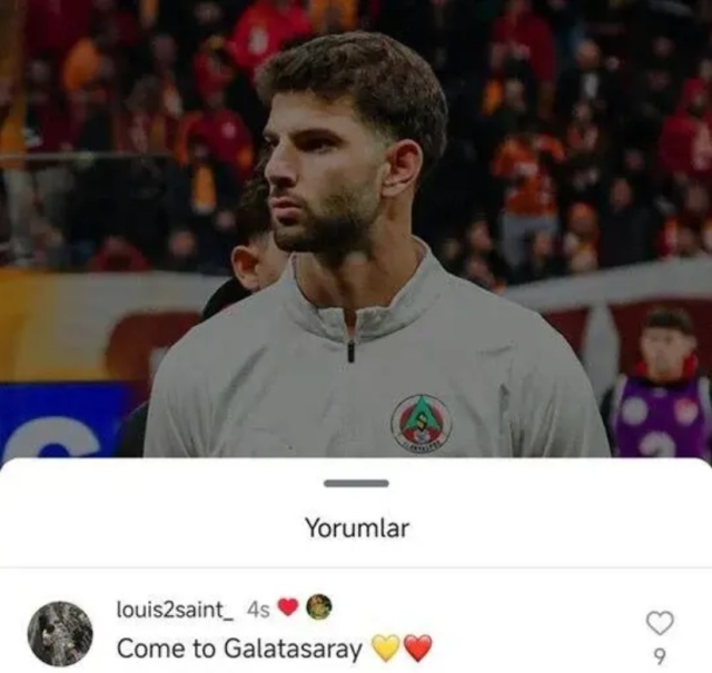 Cimbomluları heyecanlandıran hareket! Yıldız isim, 'Come to Galatasaray' yorumunu beğendi