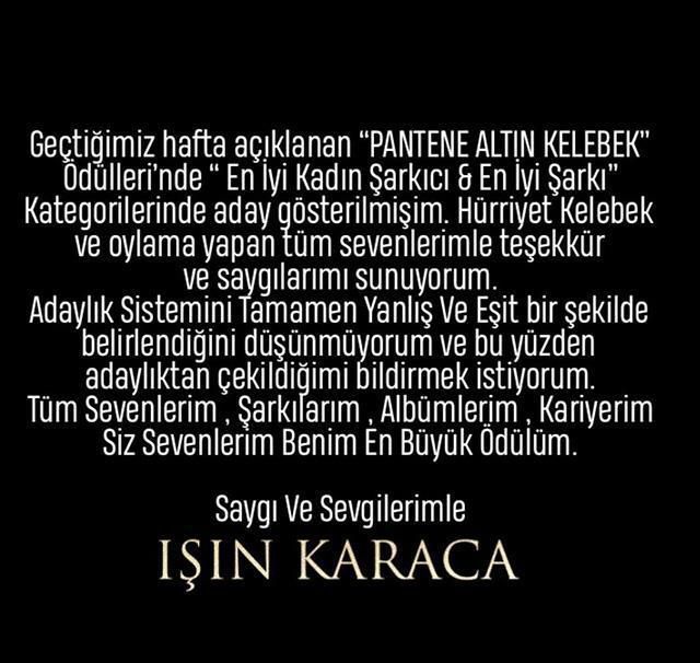 Armağan Çağlayan Altın Kelebek Ödülü'nden çekildi mi? Altın Kelebek Ödülleri'nden hangi ünlüler çekildi?