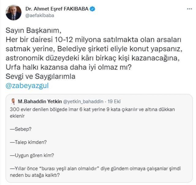 Fakıbaba'nın 'Siyasi ve ahlaki anlayışıma uygun değil' dediği isim kim? Şifre bir gün önceki paylaşımında