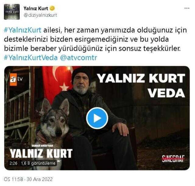 Yalnız Kurt final mi yaptı, bitti mi? Yalnız Kurt neden yok? Yalnız Kurt yeni bölümü yok mu? Yalnız Kurt neden final oldu?
