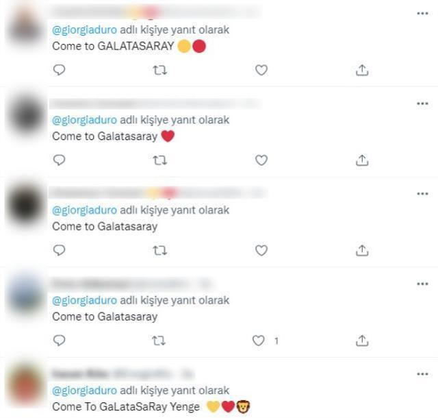 Belotti'nin eşi ile ilgili çıkan haberler sonrası sarı-kırmızılı taraftarlardan 'Come to Galatasaray' hamlesi