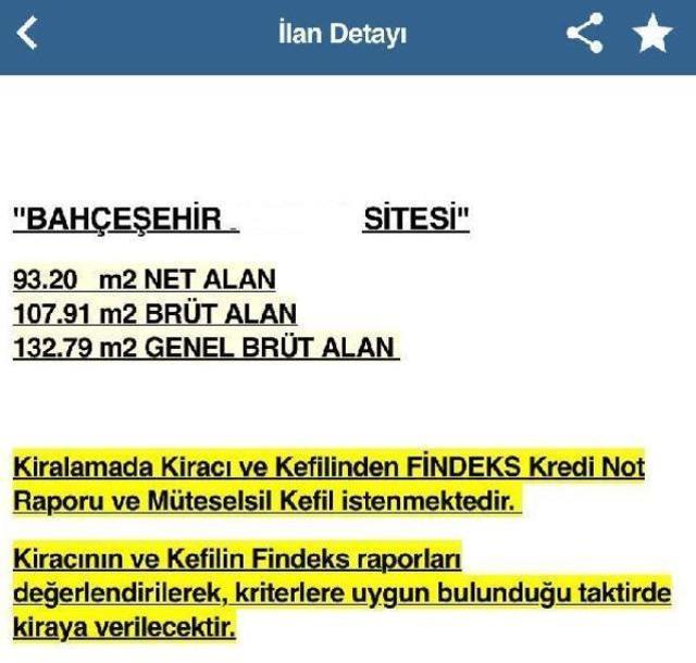 Bazı ev sahiplerinin kiracılardan maaş bordrosu ve kredi notu istemesi tepki topladı