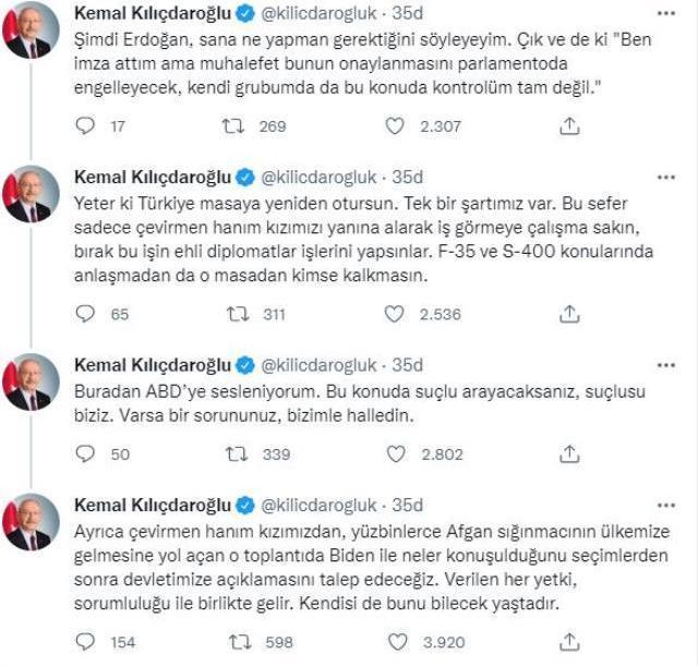 ABD'nin F-16 kararı sonrası Kılıçdaroğlu'ndan sert tepki! Merve Kavakçı'nın kızı üzerinden Erdoğan'a yüklendi