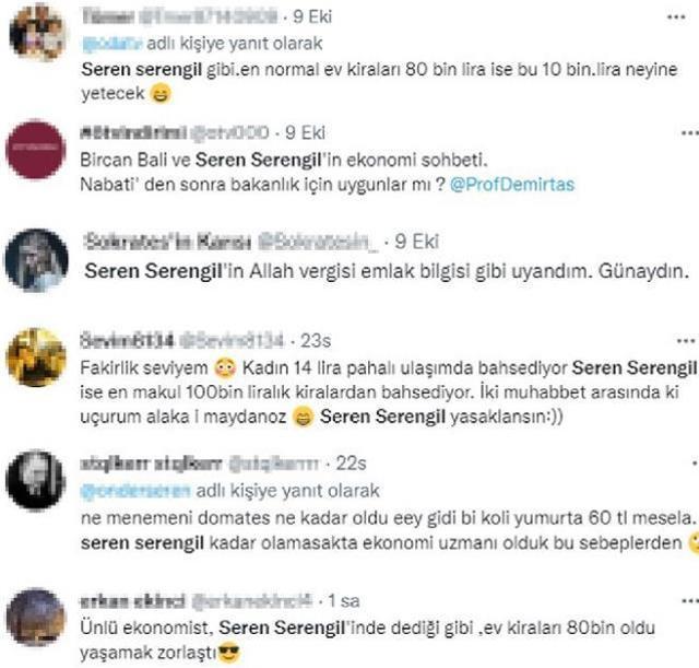 Canlı yayında kira zamlarına tepki gösteren Seren Serengil, alay konusu oldu