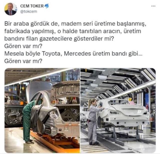 Togg'dan 'Fabrika ve üretim bandı nerede?' eleştirilerine videolu yanıt geldi