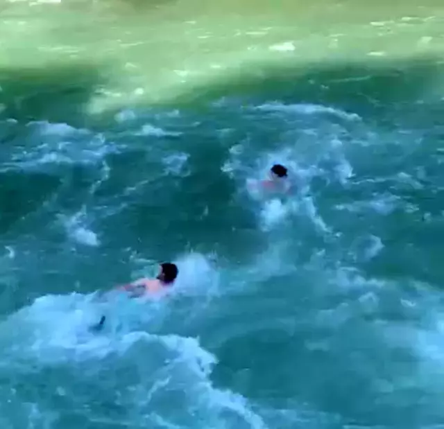 Serinlemek için girdiği Fırtına deresinde boğularak can veren gencin son görüntüleri ortaya çıktı