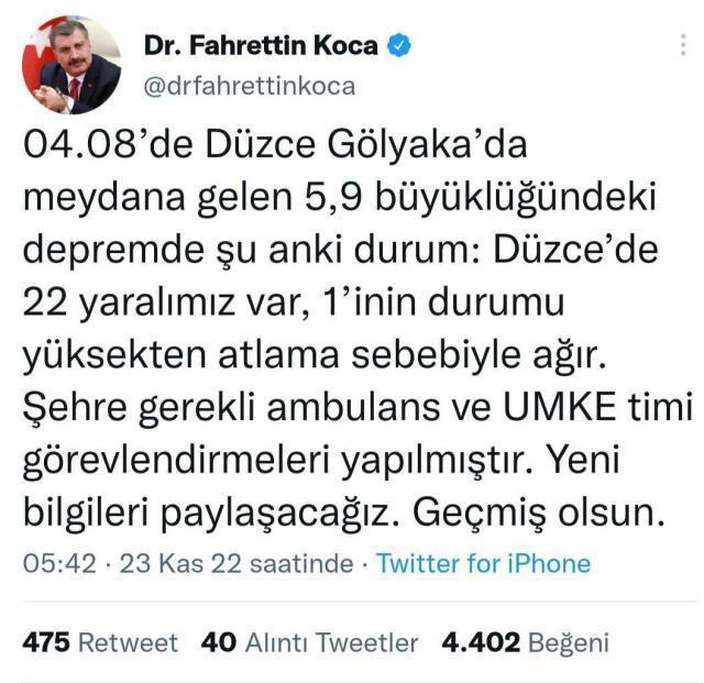 Düzce deprem mi oldu? AFAD- Kandilli Düzce deprem şiddeti kaç, merkezi neresi? Düzce deprem ne zaman saat kaçta oldu?