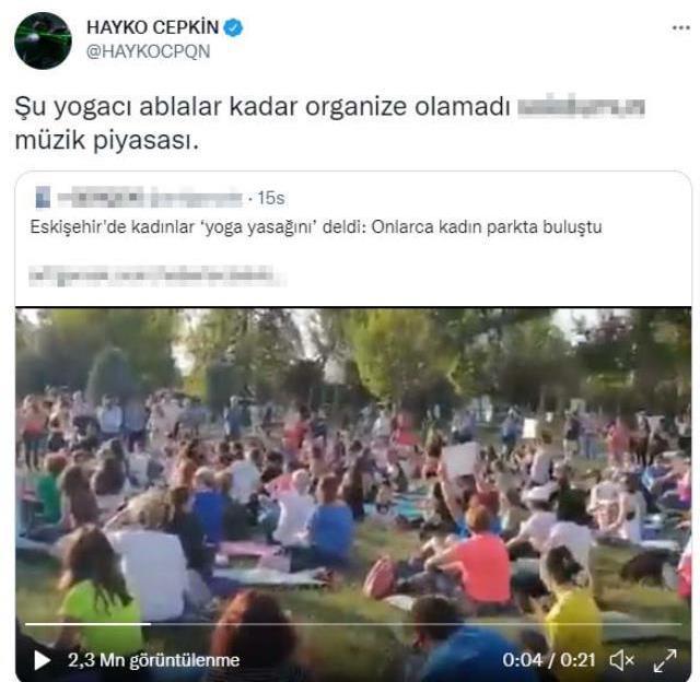 Hayko Cepkin, 'Birlik olamadınız' diyerek müzik piyasasındakilere küfretti