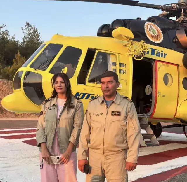 Yangına müdahale eden pilotun şahit olduğu anlar yürek burktu