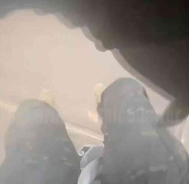 Uçağı vurulan Rus savaş pilotu, uçaktan atladığı anları videoya çekti