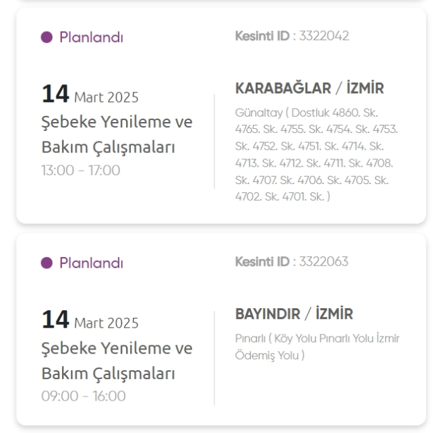 İzmir GEDİZ elektrik kesintisi! 14 Mart İzmir'de elektrik kesintisi ne zaman bitecek, elektrikler ne zaman gelecek?