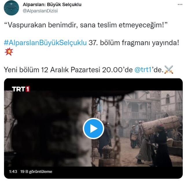 Alparslan: Büyük Selçuklu bugün var mı, yok mu? Bu akşam Alparslan Büyük Selçuklu var mı? Alparslan Büyük Selçuklu bu hafta var mı, yok mu?