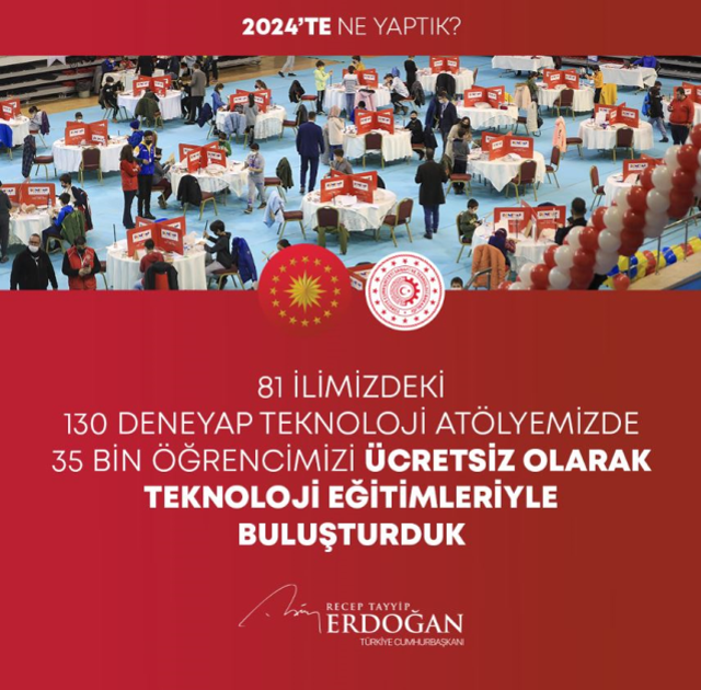 Yeni yıla saatler kala Cumhurbaşkanı Erdoğan'dan peş peşe paylaşımlar