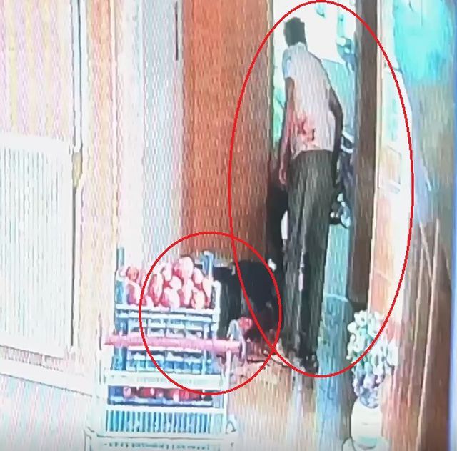Dehşete düşüren görüntü: Talihsiz adamı eşinin yanında öldürdüler